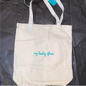 NWT Canvas Tote Cat Lover